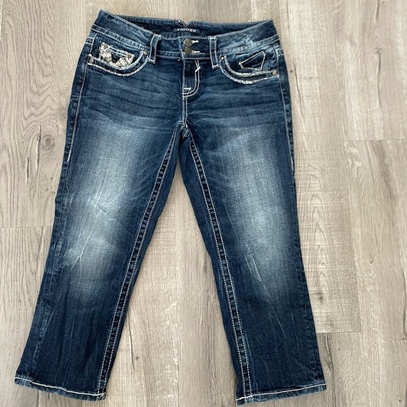 Vigoss size 3/4 jeans cropped - Picture 1 of 8